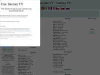 free-internet-tv.cz Webseite Vorschau