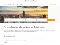 fewo-privat.eu Webseite Vorschau