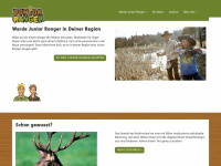 junior-ranger.de Webseite Vorschau