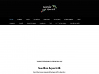 nautilus-aquaristik.de Webseite Vorschau