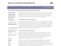 abc-autoversicherungen.de Webseite Vorschau