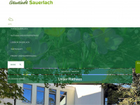 sauerlach.de Webseite Vorschau
