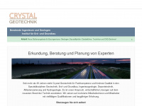 crystal-geotechnik.de Webseite Vorschau