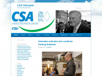 csa-oberpfalz.de Webseite Vorschau
