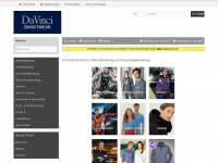 davinci-smartwear.com Webseite Vorschau