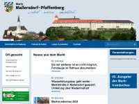 mallersdorf-pfaffenberg.de Webseite Vorschau