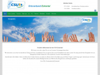 csu-eckental.de Webseite Vorschau