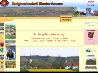 dorfgemeinschaft-oberharthausen.de Webseite Vorschau