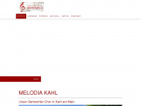 melodia-kahl.de Webseite Vorschau