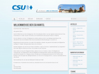 csu-mantel.com Webseite Vorschau