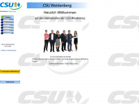 csu-weidenberg.de Webseite Vorschau