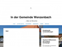 csu-wenzenbach.de Webseite Vorschau