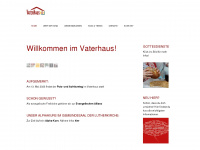 vaterhaus.org Webseite Vorschau