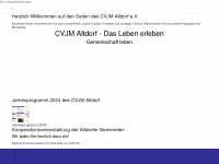 cvjm-altdorf.de Webseite Vorschau