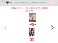 cvjm-ansbach.de Webseite Vorschau