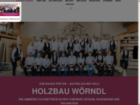 holzbau-woerndl.de Webseite Vorschau
