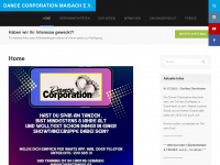 dance-corporation.de Webseite Vorschau