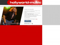 hollyworld-music.de Webseite Vorschau
