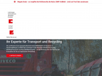 danninger-spezialtransporte.de Webseite Vorschau