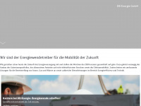 dbenergie.de Webseite Vorschau