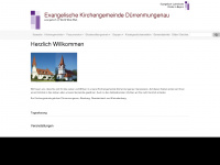 kirchengemeinde-duerrenmungenau.de Webseite Vorschau