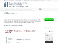 berg-evangelisch.de Webseite Vorschau