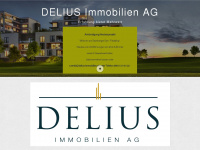 delius-immobilien.de Webseite Vorschau