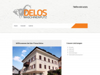 delos-maschinenputz.de Webseite Vorschau