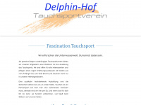 delphin-hof.de Webseite Vorschau