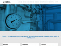 denk-drucklufttechnik.de Webseite Vorschau