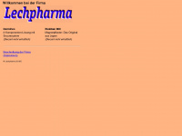 lechpharma.de Webseite Vorschau