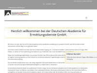 detektiv-ausbildung.eu Webseite Vorschau