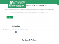 dettendorfer-wertstoff.de Webseite Vorschau