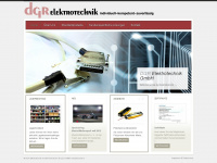 dgr-elektrotechnik.de Webseite Vorschau