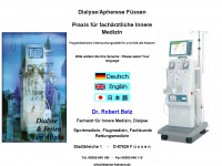 dialyse-fuessen.com Webseite Vorschau