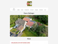 diana-dettingen.de Webseite Vorschau