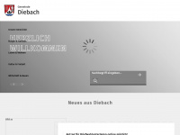 diebach.de Webseite Vorschau