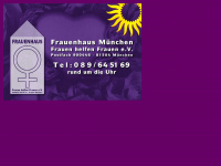 frauenhaus-muenchen.de Webseite Vorschau