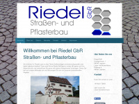 riedel-strassenbau.de Webseite Vorschau