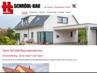 schroedl-bau.de Webseite Vorschau