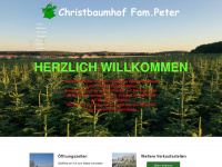 christbaumhof-peter.de Webseite Vorschau