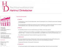 dinkelacker.com Webseite Vorschau