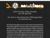 mf-sport.net Webseite Vorschau