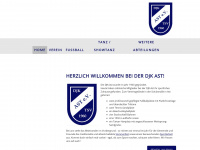 djk-ast.de Webseite Vorschau