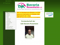djk-bavaria-rosenheim.de Webseite Vorschau