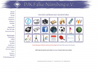djk-falke.de Webseite Vorschau