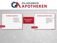 goldbach-apo.de Webseite Vorschau