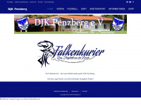 djk-penzberg.de Webseite Vorschau