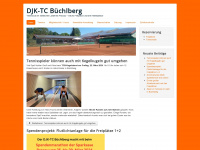 djk-tc-buechlberg.de Webseite Vorschau