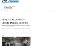 dkm-anlagenbau.de Webseite Vorschau
